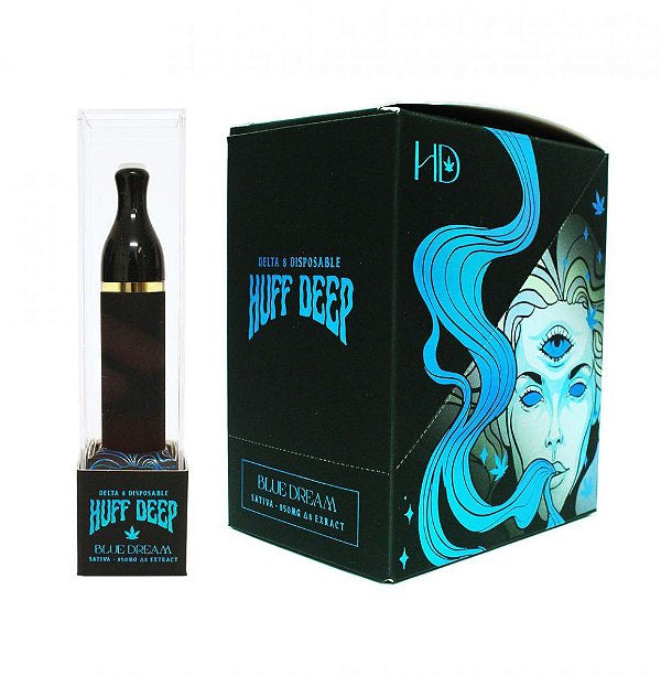 Huff Deep Delta 8 850mg Pod Descartável: SATIVA - INDICA - HYBRID